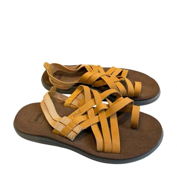 Teva Yellow Women's Sandals - Picture 6 of 13